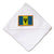 Baby Hooded Towel Barbados Embroidery Kids Bath Robe Cotton - Cute Rascals