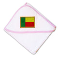 Baby Hooded Towel Benin Embroidery Kids Bath Robe Cotton