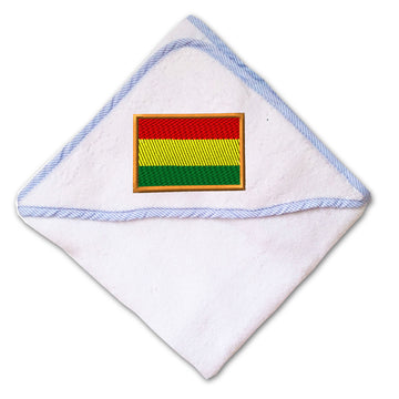 Baby Hooded Towel Bolivia Embroidery Kids Bath Robe Cotton