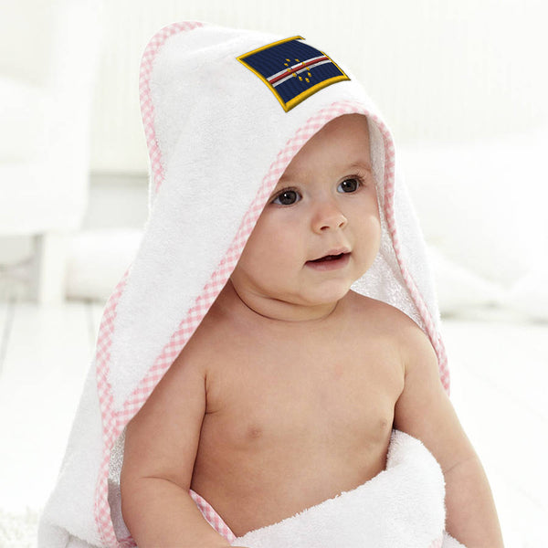 Baby Hooded Towel Cape Verde Embroidery Kids Bath Robe Cotton - Cute Rascals