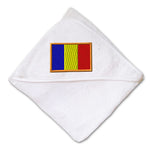 Baby Hooded Towel Chad Embroidery Kids Bath Robe Cotton - Cute Rascals