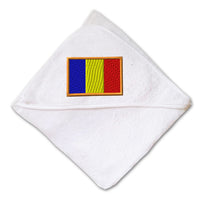 Baby Hooded Towel Chad Embroidery Kids Bath Robe Cotton - Cute Rascals