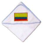 Baby Hooded Towel Colombia Embroidery Kids Bath Robe Cotton - Cute Rascals