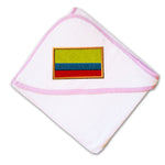Baby Hooded Towel Colombia Embroidery Kids Bath Robe Cotton - Cute Rascals