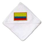 Baby Hooded Towel Colombia Embroidery Kids Bath Robe Cotton - Cute Rascals