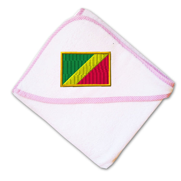 Baby Hooded Towel Congo Embroidery Kids Bath Robe Cotton - Cute Rascals