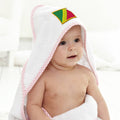 Baby Hooded Towel Congo Embroidery Kids Bath Robe Cotton