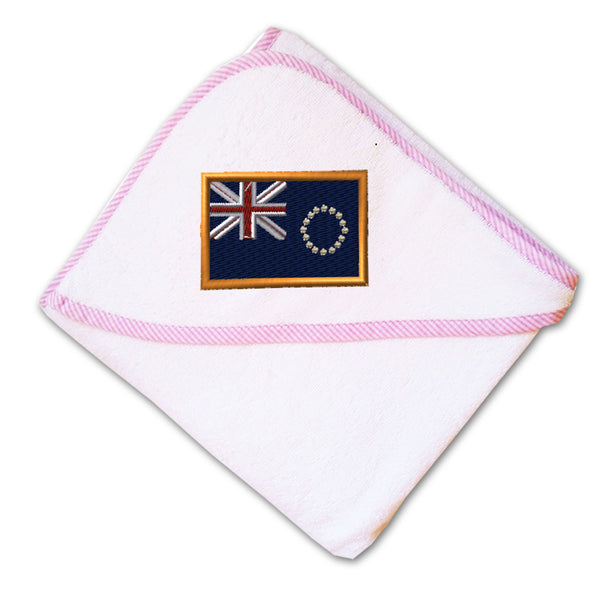 Baby Hooded Towel Cook Island Embroidery Kids Bath Robe Cotton - Cute Rascals