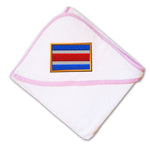 Baby Hooded Towel Costa Rica Embroidery Kids Bath Robe Cotton - Cute Rascals