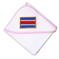 Baby Hooded Towel Costa Rica Embroidery Kids Bath Robe Cotton - Cute Rascals