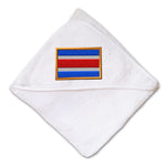 Baby Hooded Towel Costa Rica Embroidery Kids Bath Robe Cotton - Cute Rascals