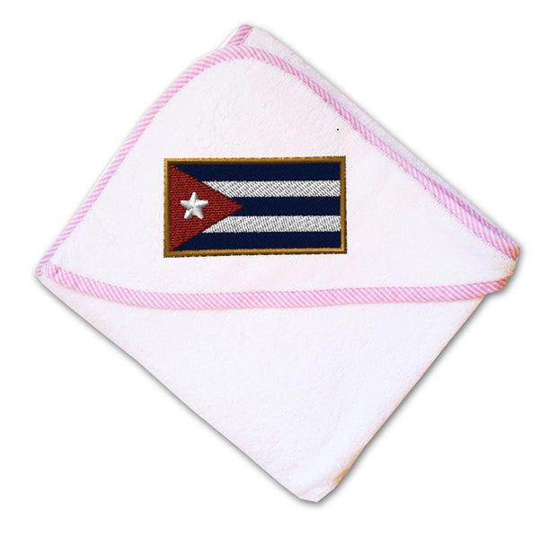 Baby Hooded Towel Cuba Embroidery Kids Bath Robe Cotton - Cute Rascals