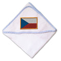 Baby Hooded Towel Czech Republic Embroidery Kids Bath Robe Cotton