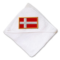 Baby Hooded Towel Denmark Embroidery Kids Bath Robe Cotton - Cute Rascals