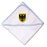 Baby Hooded Towel Deutschland Embroidery Kids Bath Robe Cotton - Cute Rascals