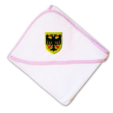 Baby Hooded Towel Deutschland Embroidery Kids Bath Robe Cotton