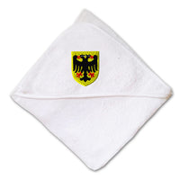 Baby Hooded Towel Deutschland Embroidery Kids Bath Robe Cotton - Cute Rascals