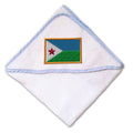 Baby Hooded Towel Djibouti Embroidery Kids Bath Robe Cotton