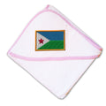 Baby Hooded Towel Djibouti Embroidery Kids Bath Robe Cotton