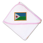 Baby Hooded Towel Djibouti Embroidery Kids Bath Robe Cotton - Cute Rascals
