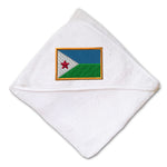 Baby Hooded Towel Djibouti Embroidery Kids Bath Robe Cotton - Cute Rascals