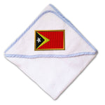 Baby Hooded Towel East Timor Embroidery Kids Bath Robe Cotton - Cute Rascals