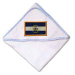 Baby Hooded Towel El Salvador Embroidery Kids Bath Robe Cotton - Cute Rascals