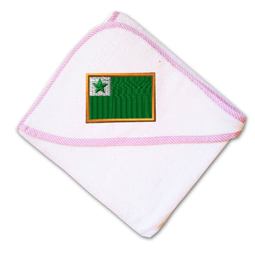 Baby Hooded Towel Esperanto Embroidery Kids Bath Robe Cotton