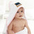 Baby Hooded Towel Estonia Embroidery Kids Bath Robe Cotton - Cute Rascals