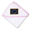 Baby Hooded Towel European Union Embroidery Kids Bath Robe Cotton