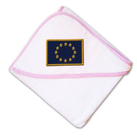 Baby Hooded Towel European Union Embroidery Kids Bath Robe Cotton - Cute Rascals