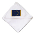 Baby Hooded Towel European Union Embroidery Kids Bath Robe Cotton