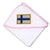 Baby Hooded Towel Finland Embroidery Kids Bath Robe Cotton - Cute Rascals