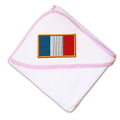 Baby Hooded Towel France Embroidery Kids Bath Robe Cotton