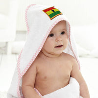 Baby Hooded Towel Ghana Embroidery Kids Bath Robe Cotton - Cute Rascals