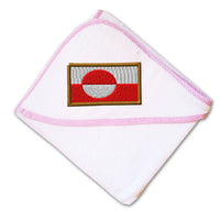 Baby Hooded Towel Greenland Embroidery Kids Bath Robe Cotton - Cute Rascals