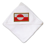 Baby Hooded Towel Greenland Embroidery Kids Bath Robe Cotton - Cute Rascals