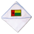 Baby Hooded Towel Guinea Bissau Embroidery Kids Bath Robe Cotton