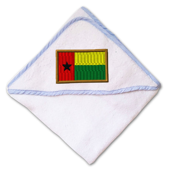 Baby Hooded Towel Guinea Bissau Embroidery Kids Bath Robe Cotton - Cute Rascals