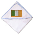 Baby Hooded Towel Ireland A Embroidery Kids Bath Robe Cotton