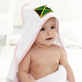 Baby Hooded Towel Jamaica Embroidery Kids Bath Robe Cotton