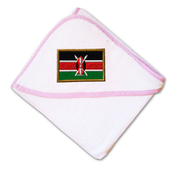 Baby Hooded Towel Kenya Embroidery Kids Bath Robe Cotton - Cute Rascals