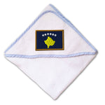 Baby Hooded Towel Kosovo Embroidery Kids Bath Robe Cotton - Cute Rascals