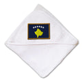 Baby Hooded Towel Kosovo Embroidery Kids Bath Robe Cotton
