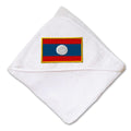 Baby Hooded Towel Laos Embroidery Kids Bath Robe Cotton