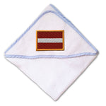 Baby Hooded Towel Latvia Embroidery Kids Bath Robe Cotton - Cute Rascals