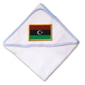 Baby Hooded Towel Libya Embroidery Kids Bath Robe Cotton