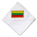 Baby Hooded Towel Lithuania Embroidery Kids Bath Robe Cotton