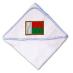 Baby Hooded Towel Madagascar Embroidery Kids Bath Robe Cotton - Cute Rascals