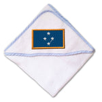 Baby Hooded Towel Micronesia Embroidery Kids Bath Robe Cotton - Cute Rascals